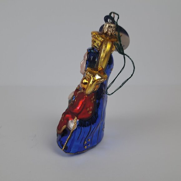 Our Lady of Czestochowa Madonna and Child Handmade Glass Ornament - Picture 5 of 16